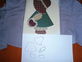 Disegnare cartamodello bambola