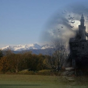 Le Alpi offuscate da un oscuro presagio