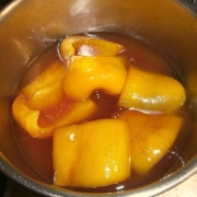 I peperoni in agrodolce