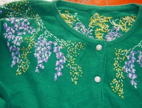 Maglia glicini e mimose