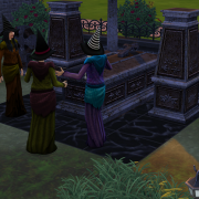 Le streghe sim al cimitero