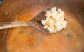 fagioli quasi cotti