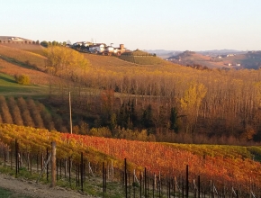 Panorama al tramonto