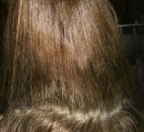 Separare la ciocca di capelli
