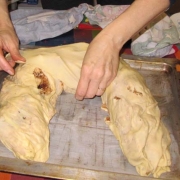 trasferire nella placca del forno