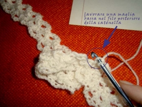 Maglia bassa nel filo posteriore