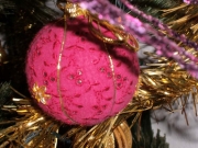 Pallina patchwork fucsia