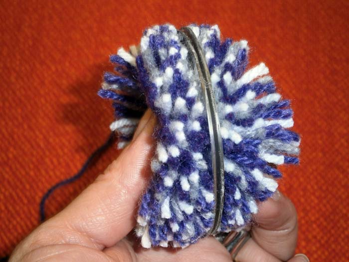 Fili di lana tagliati