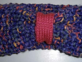 Fascia viola 2 filati