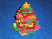Alberino di Natale in feltro