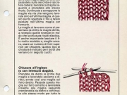 Chiusura del lavoro a maglia