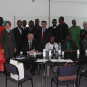 Foto de famille avec l'actuel Recteur