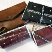 Les portefeuilles en cuir