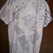 T-shirt écrite